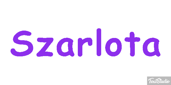 Szarlota Text effect