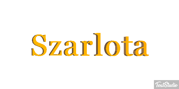 Szarlota Text effect