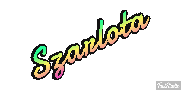 Szarlota Text effect