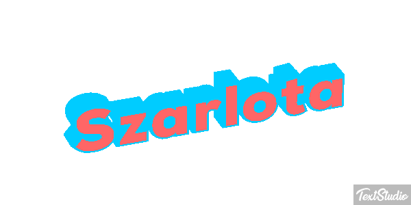 Szarlota Text effect