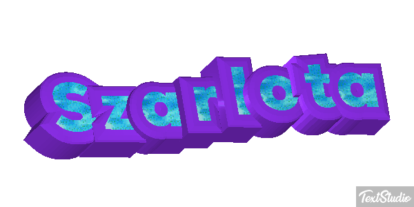 Szarlota Text effect