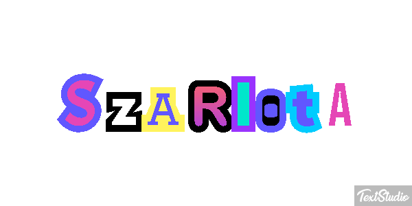 Szarlota Text effect
