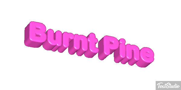 Burnt Pine Efecto de texto