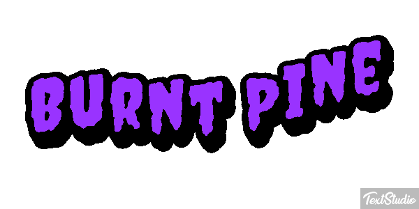Burnt Pine Efecto de texto