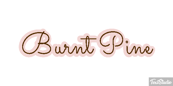 Burnt Pine Efecto de texto