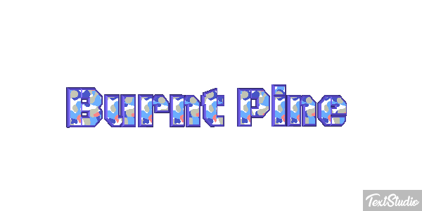 Burnt Pine Efecto de texto