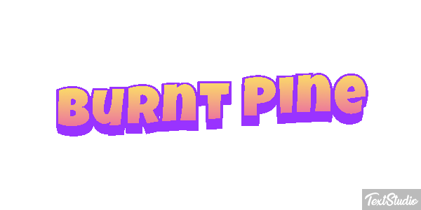 Burnt Pine Efecto de texto