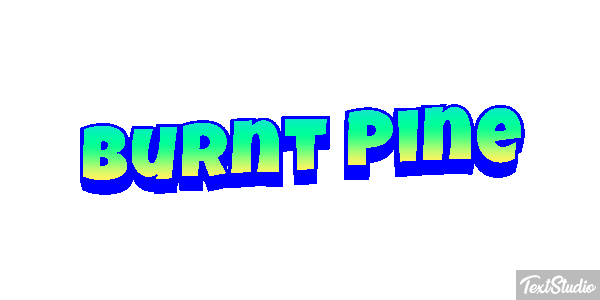 Burnt Pine Efecto de texto