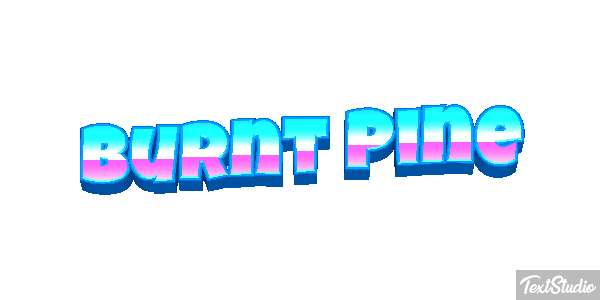 Burnt Pine Efecto de texto