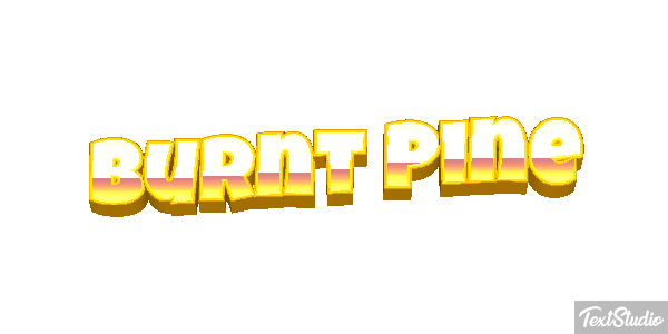 Burnt Pine Efecto de texto