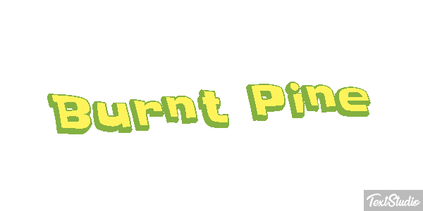 Burnt Pine Efecto de texto