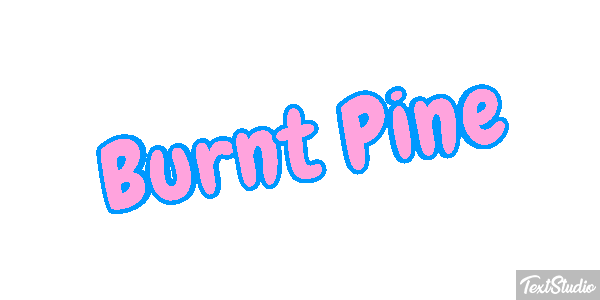 Burnt Pine Efecto de texto