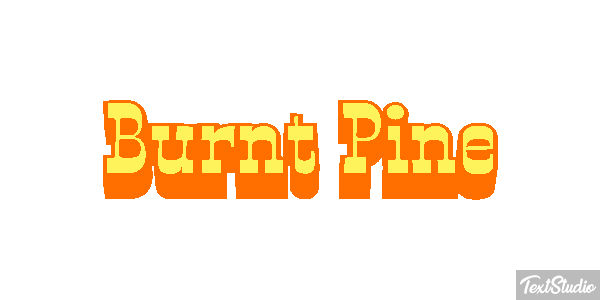 Burnt Pine Efecto de texto