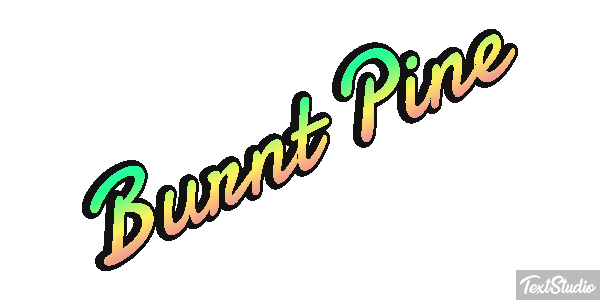 Burnt Pine Efecto de texto