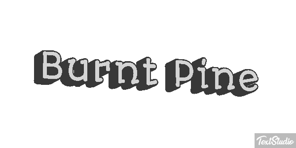 Burnt Pine Efecto de texto