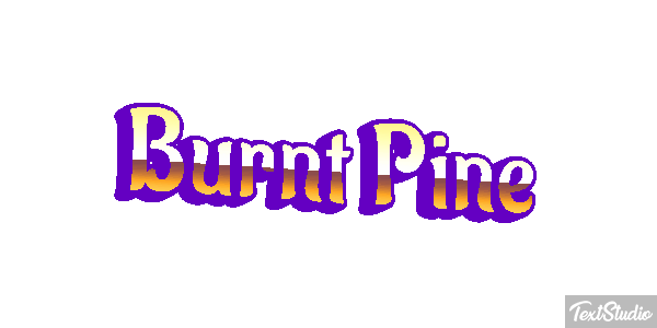 Burnt Pine Efecto de texto