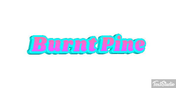 Burnt Pine Efecto de texto