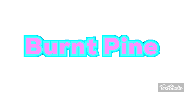 Burnt Pine Efecto de texto