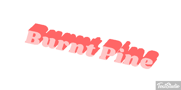 Burnt Pine Efecto de texto