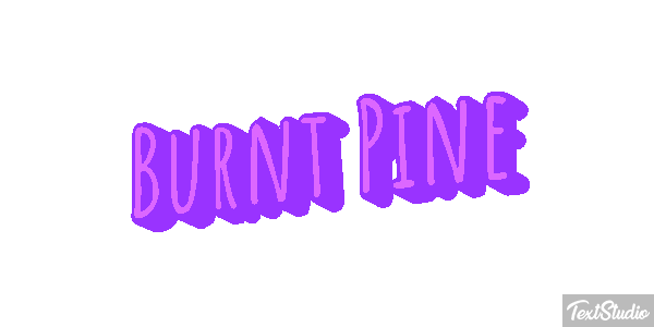 Burnt Pine Efecto de texto