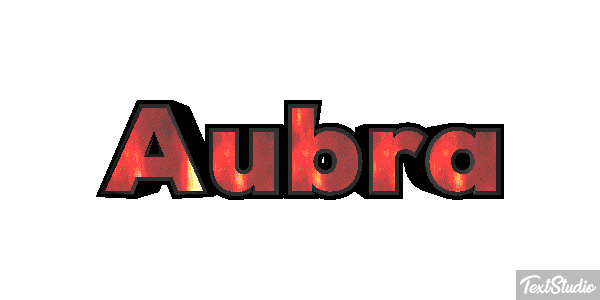 Aubra Text effect