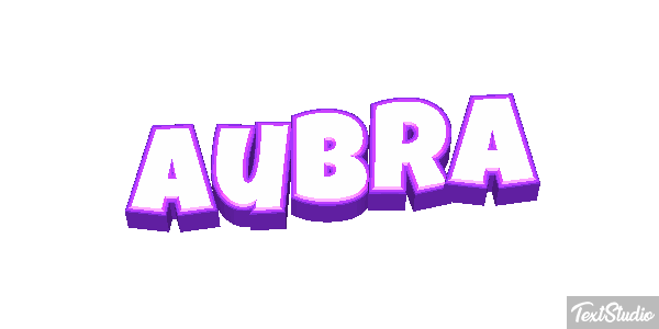 Aubra Text effect