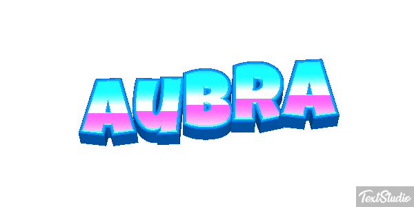 Aubra Text effect