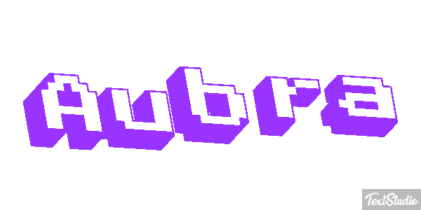 Aubra Text effect