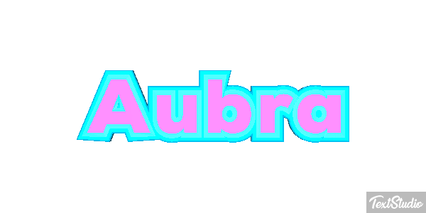 Aubra Text effect