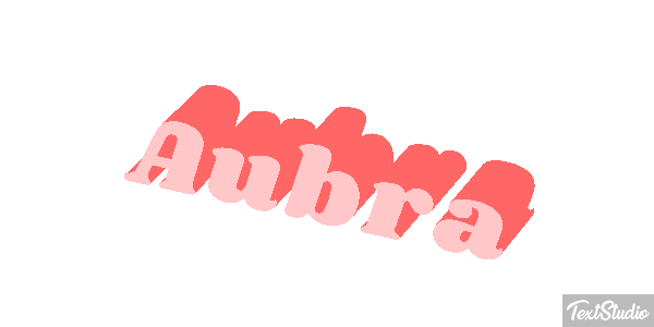 Aubra Text effect