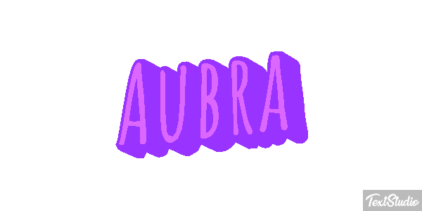 Aubra Text effect