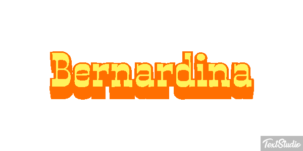 Bernardina Effetto testo