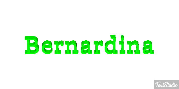 Bernardina Effetto testo