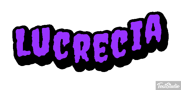 Lucrecia Efecto de texto