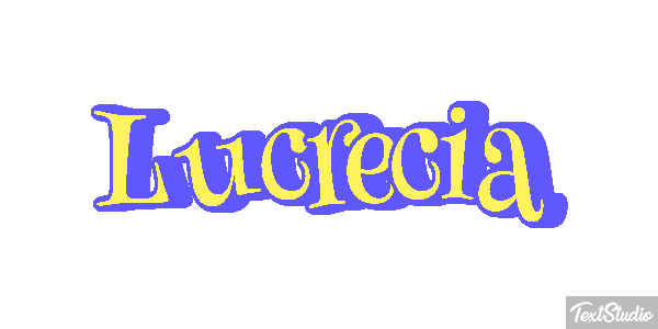 Lucrecia Efecto de texto