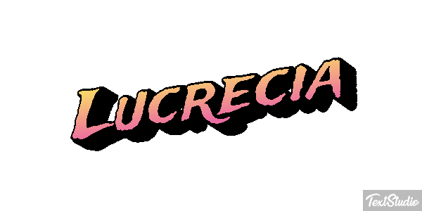 Lucrecia Efecto de texto
