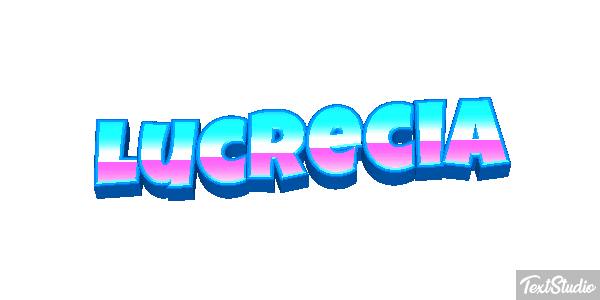 Lucrecia Efecto de texto