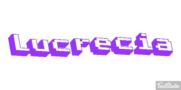 Lucrecia Efecto de texto