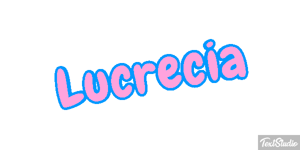 Lucrecia Efecto de texto