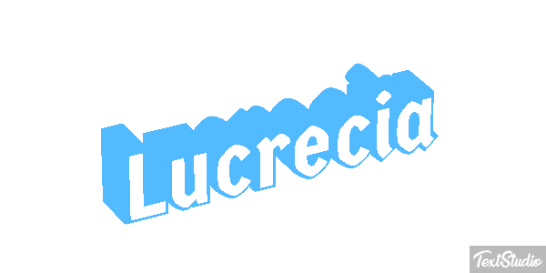 Lucrecia Efecto de texto
