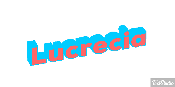 Lucrecia Efecto de texto