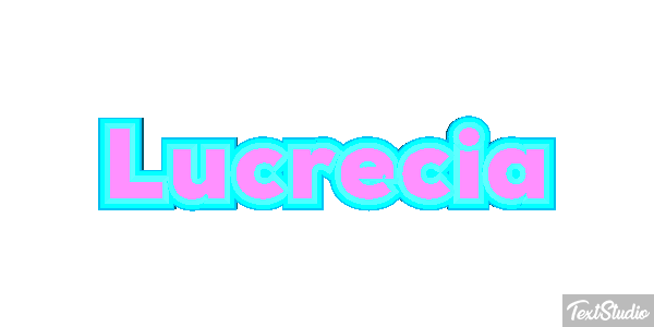 Lucrecia Efecto de texto