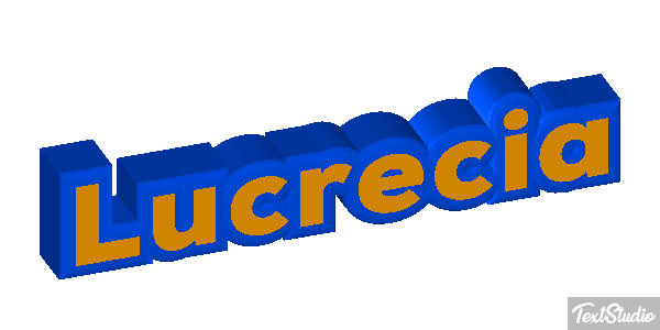 Lucrecia Efecto de texto