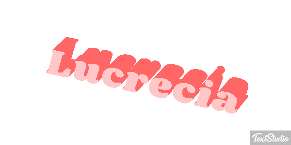 Lucrecia Efecto de texto