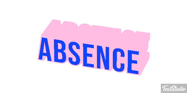 Absence Efecto de texto
