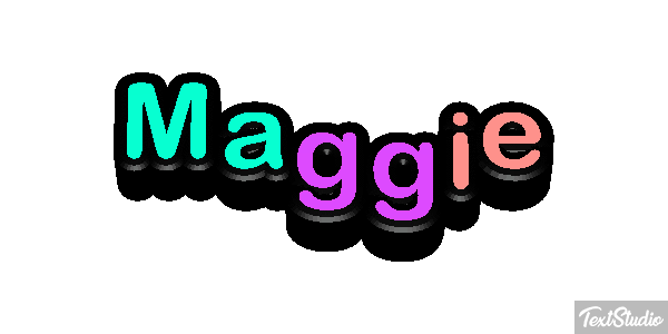 Maggie Text effect