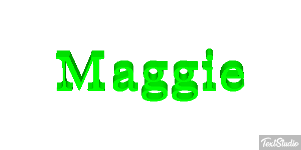 Maggie Text effect