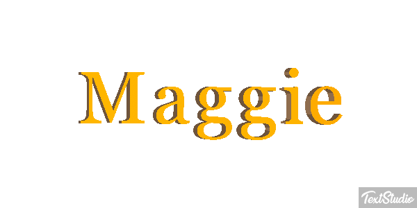Maggie Text effect