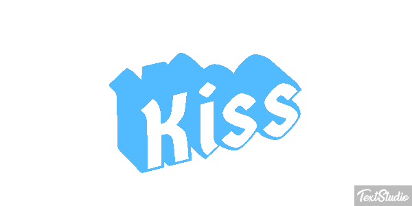 Kiss Text effect
