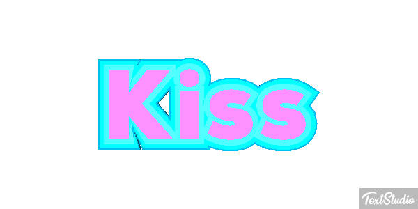 Kiss Text effect